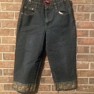 Denim capris by jeanbay. 10 petite